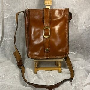 Patricia Nash leather crossbody/ shoulder pocketbook purse
